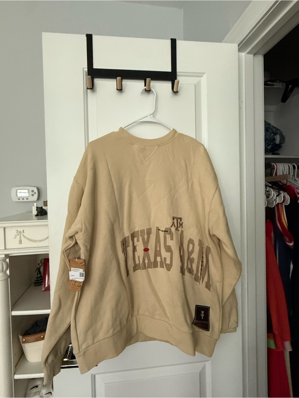 Travis Scott x TAMU Beige Crewneck